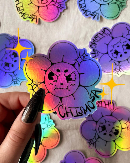 Chismosa Holographic Sticker